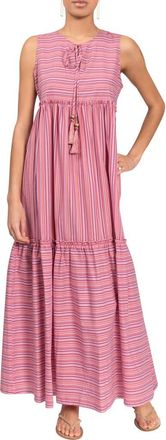Everyday Ritual Brynleigh Nightgown in Verry Berry Stripe at Nordstrom, Size X-Large