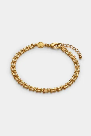 Katie Loxton Grecian Waterproof Gold Link Bracelet at Nordstrom