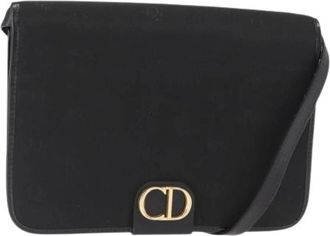 Dior Pre-owned Cross Body Bags, female, Black, Size: ONE SIZE Pre-owned Vintage Nylon Shoulder Bag