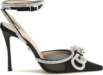 Mach & Mach Black Embellished Pumps