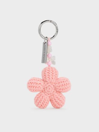 Charles & Keith Crochet-Flower Beaded Charm