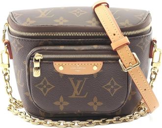 Louis Vuitton 2021s mini Bumbag monogram shoulder bag - Brown