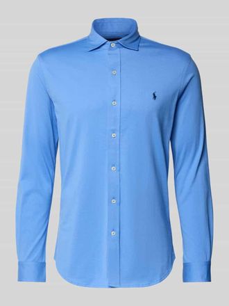 Polo Ralph Lauren Regular Fit Freizeithemd mit Logo-Stitching Modell Estate in Blau, Gr&ouml;&szlig;e XXL