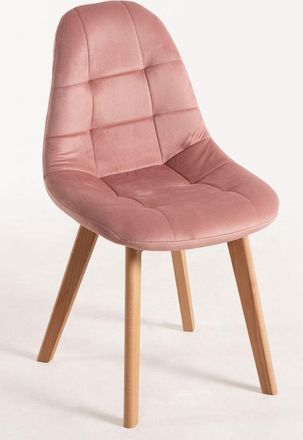 Regalos Miguel Sillas Comedor - Silla Kelen Terciopelo - Rosa