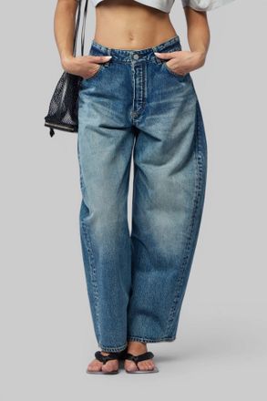 Alaia Rodeo Pants Vintage Blue Denim