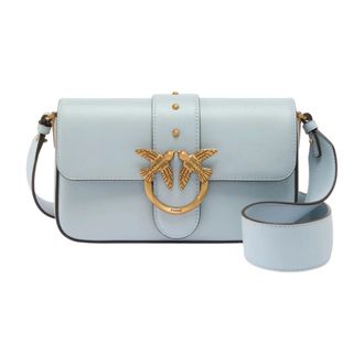 Pinko Shoulder Bags, female, Blue, Size: ONE SIZE Mini Love Bag Slouchy