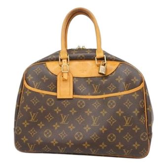 Louis Vuitton Pre-owned Handbags, female, Brown, Size: ONE SIZE Pre-owned Vintage Monogram Canvas Handbag