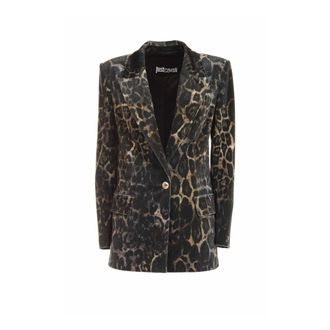 Roberto Cavalli Dierenprint Jas - Dames - Jassen - Bruin - Maat: M