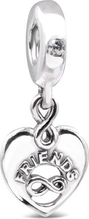 Pandora People Friends Forever Heart Dangle Charm