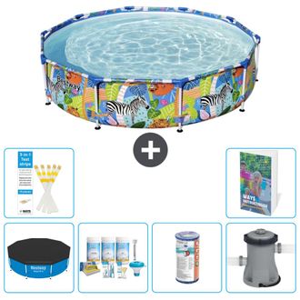 Bestway Piscina Bestway Steel Pro Redonda - Selva - 305x66 Cm - 7-piezas S34
