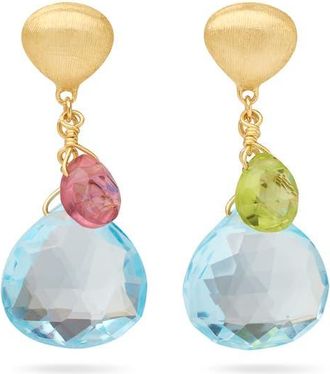 Marco Bicego Paradise 18K Yellow Gold Semiprecious Stones Earrings at Nordstrom