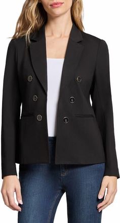 Jones New York Faux Double Breasted Jacket in Jones Black at Nordstrom, Size X-Small