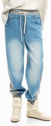 Desigual Hybrid Jogger Jeans in Light Blue at Nordstrom, Size X-Small