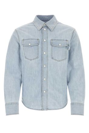 Bottega Veneta Denim Blue Shirt