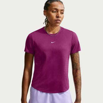 Nike Womens Swift Aero-FIT Short-Sleeve Running Top in Red | IH8114-630