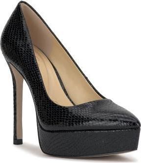 Jessica Simpson Sinelia Pointed Toe Platform Pump in Black Gsnkll at Nordstrom Rack, Size 7.5