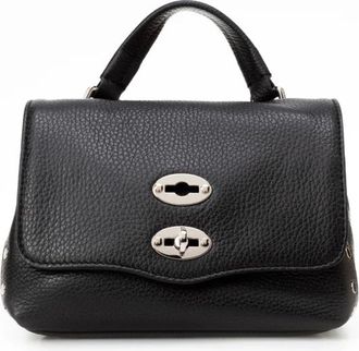 Zanellato Zwarte Postina Daily Baby Tas - Dames - Handtassen - Zwart - ONE Size - Tassen