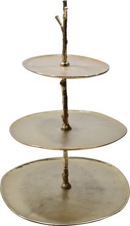 Classic Touch 3 Tiered Gold Centerpiece