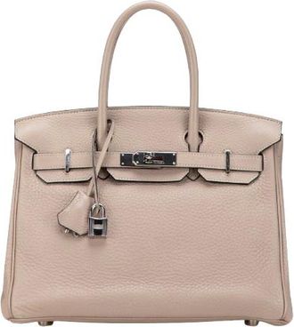 Herm&egrave;s Argile Clemence Birkin Retourne 30