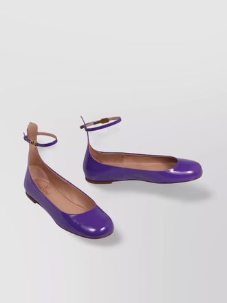 Valentino patent leather ballerina shoes
