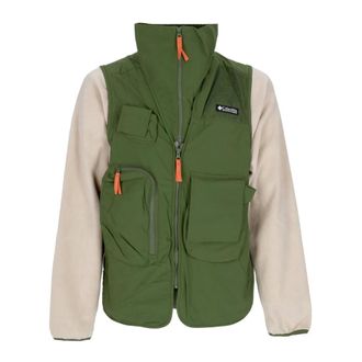 Columbia Jassen, Heren, Groen, S, Polyester, River Jacket met Omni-shield Technologie
