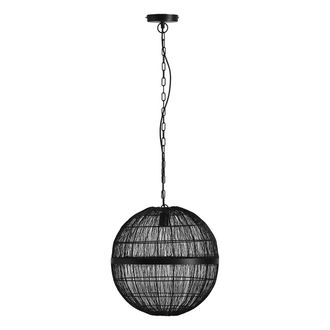 Globo Lighting L&aacute;mpara Colgante - Hermi Ii - Negro - Metal - &Oslash; 40cm - - Globo