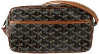 Goyard Pre-owned Plastic shoulder-bags - unisex - Vintage Schoudertas - Zwart - ONE Size - Leer - Vintage