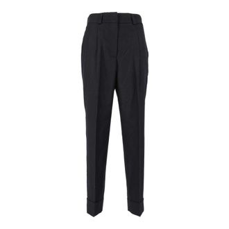 PESERICO Dames, Broeken, Blauw, Maat: M
