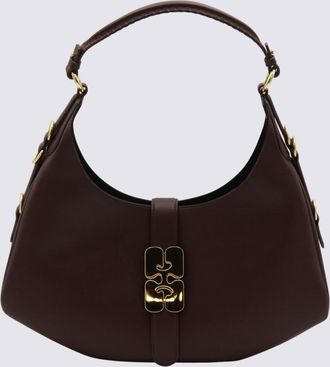 Ganni Brown Shoulder Bag