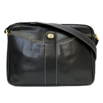 Dunhill Black Leather Shoulder Bag (Pre-Owned)