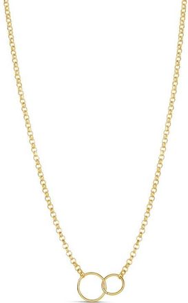SHYMI Infinity Pendant Necklace in Gold at Nordstrom