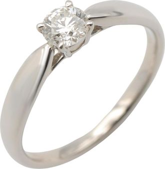 Tiffany & Co. Silver Clear Platinum 950 Band Ring (Pre-Owned)