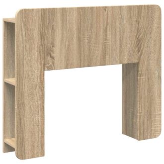 vidaXL Cabecero Con Armario Roble Sonoma Madera De Ingenier&iacute;a Vidaxl