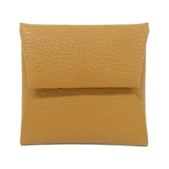 Herm&egrave;s Bastia Caramel Chevre Leather Coin Purse/Coin Case (Pre-Owned)