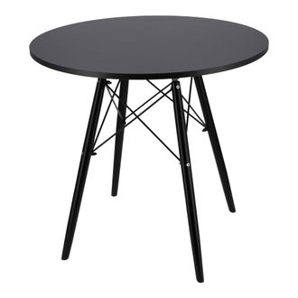 OEM Mesa Redonda Marr&oacute;n Escandinava Moderna Para Sal&oacute;n, Comedor, Cocina