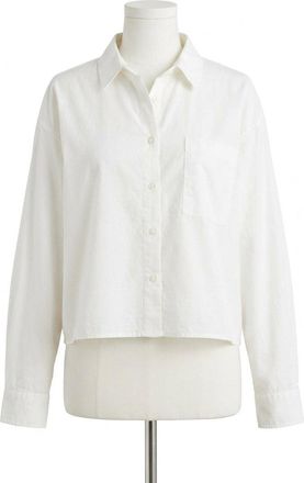 Z Supply Lisette Poplin Top In White