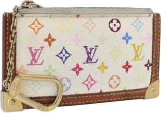 Louis Vuitton Pre-owned Wallets, female, Multicolor, Size: ONE SIZE Pre-owned Canvas Wallet