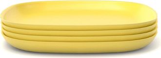 Ekobo Square Dinner Plate - Set of 4 in Lemon at Nordstrom