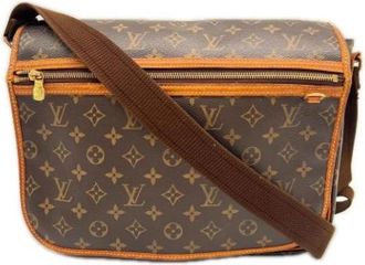 Louis Vuitton Pre-owned Monogram Shoulder Bag - unisex - Vintage Schoudertas - Bruin - ONE Size - Leer - Vintage
