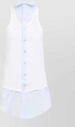 Maison Margiela layered cotton tank top