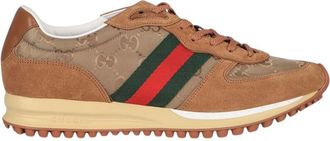 Gucci Light Brown Logo Re-Motion Sneakers