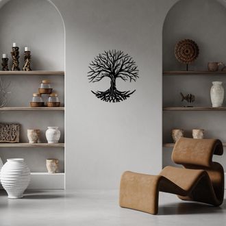Dmora Cuadro Moseloti, Estructura De Metal, 68x70h Cm Negro