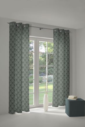 Adam Vorhang »Feathers« Ösen 1 Stk. tlg. aus 100% Bio-Baumwolle