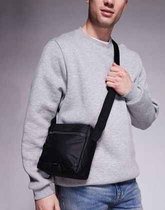 Boss Orange by Hugo Boss BOSS Black - Stenson - Borsa a tracolla nera-Nero