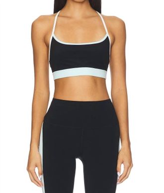 SPLITS59 Emerson Airweight Bra In Black/ice