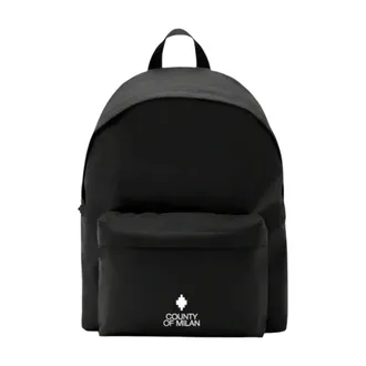 Marcelo Burlon Backpacks, male, Black, Size: ONE SIZE Backpack