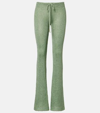 Bananhot Pantaloni Liz svasati con paillettes