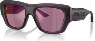 Jimmy Choo London Jc 6003U Zonnebrillen - Dames - Zonnebrillen - Paars - 54 MM - Accessoires