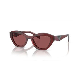 Prada Sunglasses, female, Red, 52 MM, Butterfly Style Sunglasses in Red