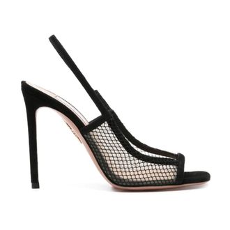 Aquazzura Forbidden Love Sandal 105 - female - Aquazzura - High Heel Sandals - Black - 8 UK - Shoes
